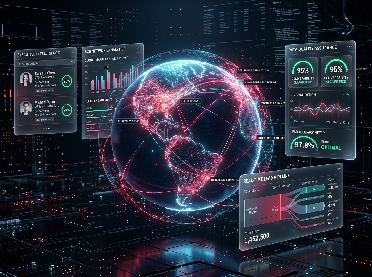Global Data Direct B2B Intelligence & Global Trade Show Event Data Platform